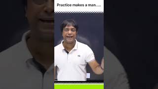 Practice makes a man…motivation ssc ajaysir english youtubeshorts shorts youtube reels yt [upl. by Dnalel]