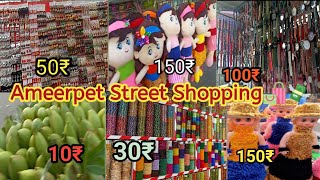 Ameerpet Street shopping🛍️💸 in Hyderabad  shopping vlog  ThatIsSaiLakshmi [upl. by Tarrant]