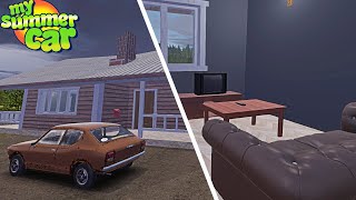 MOVING TO THE NEW COUNTRY HOUSE  CUSTOMIZABLE INTERIOR  My Summer Car Mod 24 [upl. by Aham]