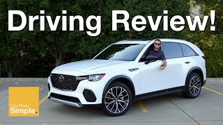 2025 Mazda CX70 PHEV Driving Review  Excellent Interior Decent Performance [upl. by Honeyman]