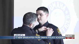 17 new recruits graduate from Omaha Police Academy [upl. by Dari]