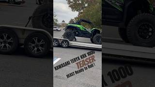 “kawasaki KRK 1000 Locked and Loaded Trailer Tease for Off Road Adventures 🚜 💥 offroad [upl. by Reginnej544]