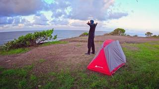 SOLO CAMPING  ⛺️ RIVER KAYAKING  EXPLORING BEACHES  AMAZING VIEWS [upl. by Yecart]