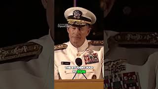 Admiral McRaven Leaves the Audience SPEECHLESS  Insane Uniform Inspections Motivation [upl. by Cornell]