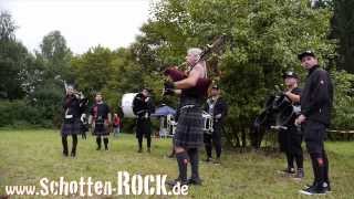 Schotten Rock 14092013 Dudelsack Musikzug Schottische Musik Highland Games [upl. by Aratas]