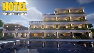 Hotel in minecraft  Tutorial [upl. by Lliw36]