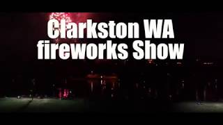 2018 Clarkston WA Fireworks show Drone [upl. by Nnylyaj562]