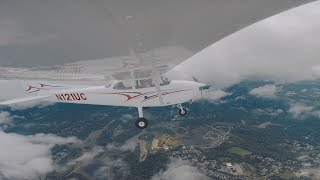 Getting IFR current again  Cessna 172 flying with thecandourist [upl. by Barger136]