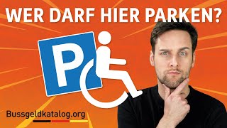 Behindertenparkplatz ♿ Wer darf ihn benutzen [upl. by Nido948]