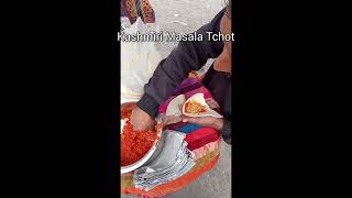 Famous kashmiri masala rotimasala tchot😍 kashmir streetfood [upl. by Eleanore963]