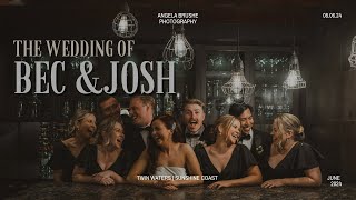 A Perfect Wedding ft Josh amp Bec at The Old Dairy Sunshine Coast [upl. by Odel]