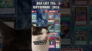 Ban List Yugioh Septiembre 2024 😬‼️ shorts yugioh banlistyugioh [upl. by Ivar]