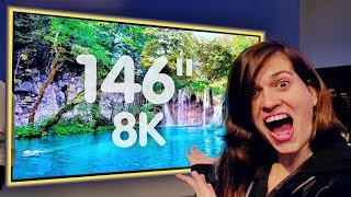 LA TV DE MIS SUEÑOS Samsung 146quot Microled 8K [upl. by Pelagi]