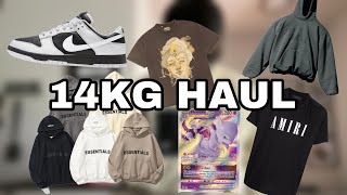 14KG PANDABUY HAUL Stussy Essentials Amiri Gallery Dept Dunks [upl. by Euv301]