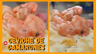 COMO HACER CEVICHE de CAMARON 🐟 CEVICHE de CAMARON COLOMBIANO [upl. by Gresham]