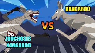 Zoochosis Kangaroo vs Kangaroo  Monster Animation [upl. by Bronder]