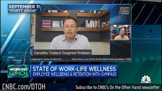 Gympass CEO Cesar Carvalho on Fitness and Wellness as a Corporate Benefit CNBC Working Lunch [upl. by Asital68]