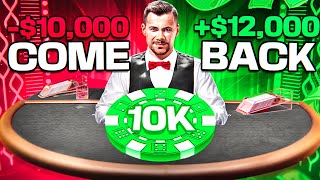 THE MOST INSANE COMEBACK IN BLACKJACK HISTORY Salon Privê [upl. by Hasheem]