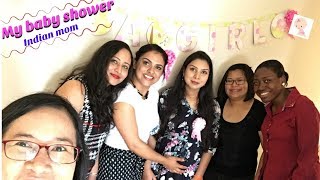 Baby shower Indian mother baby shower gamesCanada couple [upl. by Emoryt740]