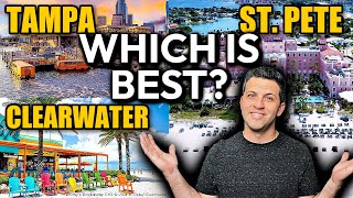 Tampa vs St Petersburg vs Clearwater  Which CITY IS BEST For You [upl. by Hiltan]