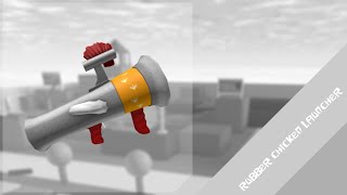 Chicken Clucking  Rubber Chicken Launcher  Roblox [upl. by Ralaigh]