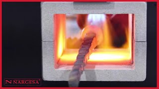 AMAZING FORGING FURNACE  GAS FORGE NARGESA H1 [upl. by Novehc529]