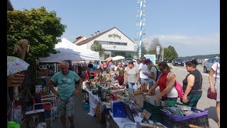 Flohmarkt 2017  Tausende Besucher kamen [upl. by Urbano]