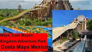 Lost Mayan Kingdom Adventure Park Excursion Costa Maya Mexico [upl. by Fenny]