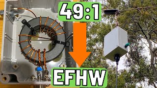 5 Band EFHW Antenna 80m10m  491 End Fed Half Wave [upl. by Nod]