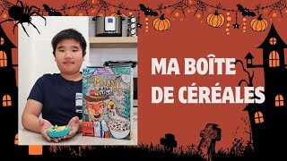 Ma boîte de céréales pour Halloween  Mon Devoir Créatif  Anthonys Activities [upl. by Sorci]