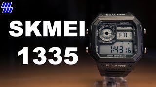 SKMEI 1335  A Casio Royal Ripoff  Review Measurements Lume  Priscilla is missing [upl. by Esenej416]