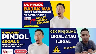 DC Pinjol sadap Kontak HP 6 Aplikasi Pinjol akan bangkrut CARA CEK PINJOL LEGAL ATAU ILEGAL [upl. by Sutherlan552]