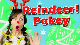 Music for Kids  Reindeer Hokey Pokey Song for Kids  Go with YoYo [upl. by Eelidnarb]