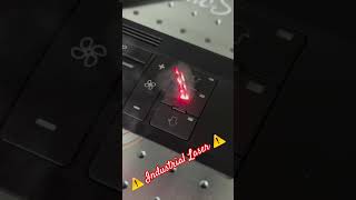 ⚠️ Industrial Laser Technology ⚠️  shorts short cool laser red laserengraving lasermachine [upl. by Jelle205]