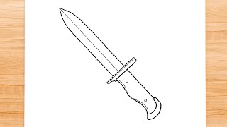 How to draw Bayonet [upl. by Nannek718]