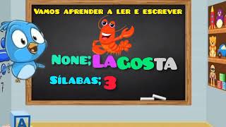 vídeo educativo para aprender ler sílabas [upl. by Kilan]