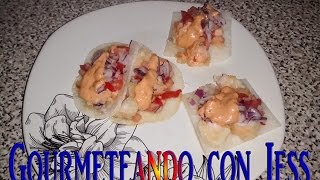 Tacos de Jícama con Camarón Tempura [upl. by Vernier]