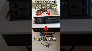 Electrical Pop Up Box  HDMI  Lan  Power port and Audio shorts reels youtubeshorts [upl. by Mayeda]