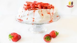 Strawberries amp Cream Pavlova [upl. by Ttenrag]