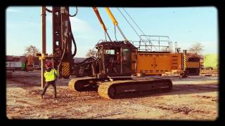 Piledriving with a Junttan [upl. by Tjader]