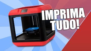 Impressora 3D Finder da Flashforge  Um jeito fácil de imprimir seus projetos 3D [upl. by Ute]