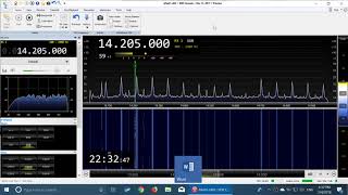 F6ARC Amateur station from France on 20 meters 14205 Khz USB Shortwave [upl. by Tiebout964]