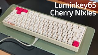 The Sweetest Cherry Switch Nixies Keyboard Sounds [upl. by Eylrac]