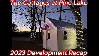 Huntsville Alabama area Tiny Home Community 2023 Development Recap  The Cottages at Pine Lake [upl. by Hege]