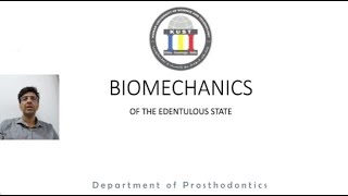 Biomechanics of the Edentulous State [upl. by Andryc]