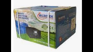 OFF GRID SOLAR POWER SYSTEM MICROTEK SOLAR PCU 2550va24 OFF GRID INVERTER SOLAR SYSTEMTRICHY [upl. by Rutra]