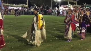 Bishop Powwow 2016  Grand Entry with Paiute Flag Song [upl. by Amyas349]