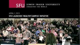 SFU launches healthy campus initiative [upl. by Alphonso351]