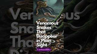 Venomous Snakes That Disappear in Plain Sight 🐍🌿 [upl. by Yrram]