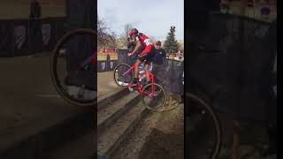 Cyclocross EPIC Stair Hop  USAC Cyclocross Championship [upl. by Odanref951]